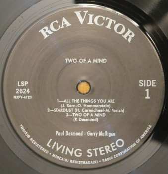 LP Paul Desmond: Two Of A Mind LTD 89803