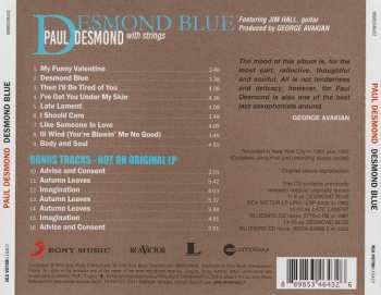 CD Paul Desmond With Strings: Desmond Blue 284679