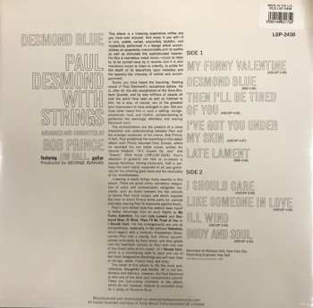 LP Paul Desmond With Strings: Desmond Blue LTD 341214