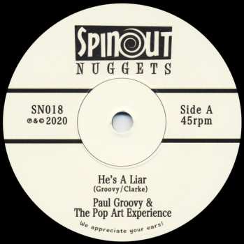 SP Paul Groovy & The Pop Art Experience: He's A Liar / You're Gonna Miss Me LTD | NUM 460429