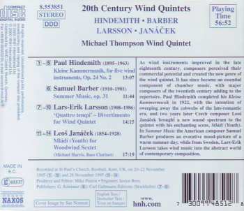 CD Paul Hindemith: 20th Century Wind Quintets 349549