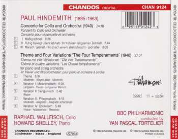 CD Paul Hindemith: Cello Concerto/4 Temperaments 332407