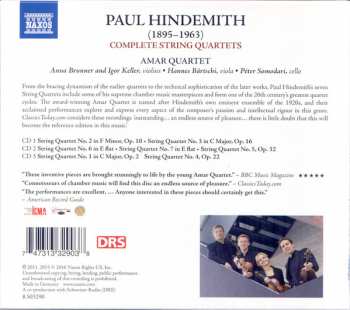 3CD Paul Hindemith: Complete String Quartets 157751