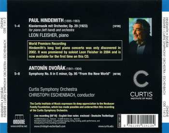 CD Paul Hindemith: Hindemith — Klaviermusik Mit Orchester (For Piano Left Hand); Dvorák — Symphony No. 9 "From The New World" 278785