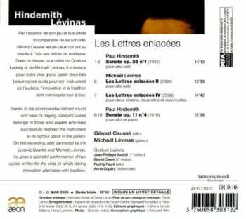CD Paul Hindemith: Les Lettres Enlacées 455756