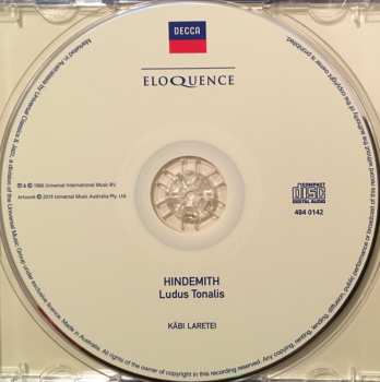 CD Paul Hindemith: Ludus Tonalis 475279
