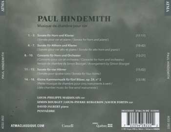 CD Paul Hindemith: Musique de Chambre Pour Cor 298003