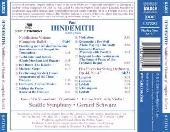 CD Paul Hindemith: Nobilissima Visione (Complete Ballet) 319379