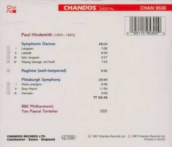 CD Paul Hindemith: Pittsburgh Symphony / Symphonic Dances / Ragtime 98442