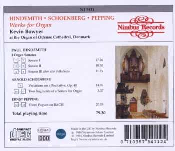 CD Paul Hindemith: Works For Organ 276101