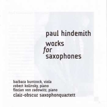 CD Paul Hindemith: Works For Saxophones 347892