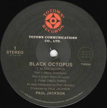 LP Paul Jackson: Black Octopus LTD 520876