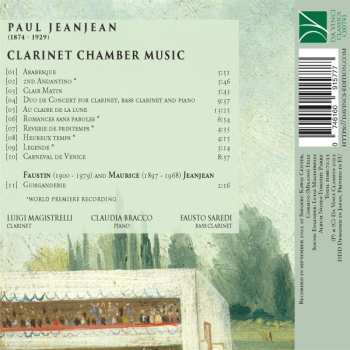 CD Paul JeanJean: Clarinet Chamber Music 478620