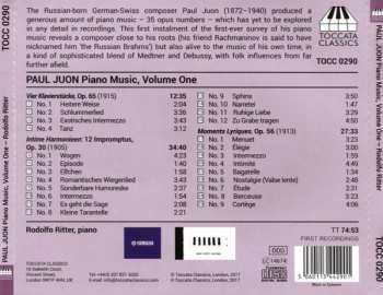 CD Paul Juon: Piano Music, Volume One 120171