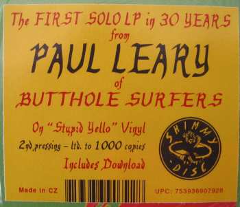 LP Paul Leary: ‎Born Stupid LTD | CLR 74819
