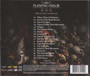 CD Paul Leonard Morgan: Warhammer 40,000: Dawn Of War III - Official Game Soundtrack 195080