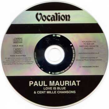 CD Paul Mauriat: Love Is Blue / Cent Mille Chansons 407201