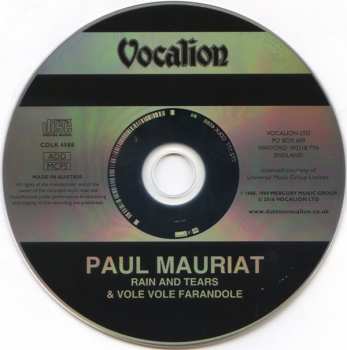 CD Paul Mauriat: Rain And Tears & Vole Vole Farandole 259229