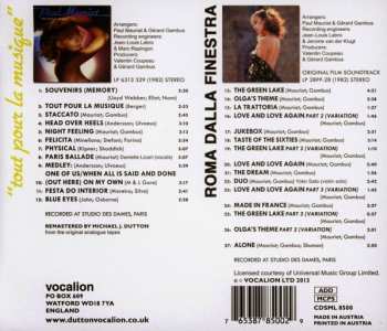 CD Paul Mauriat: Tout Pour La Musique / Roma Dalla Finestra 306302