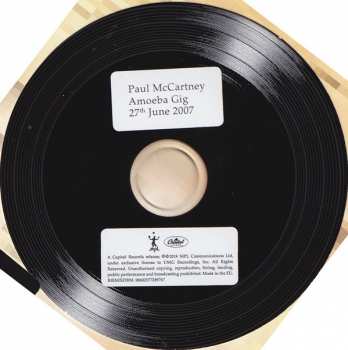 CD Paul McCartney: Amoeba Gig 2045