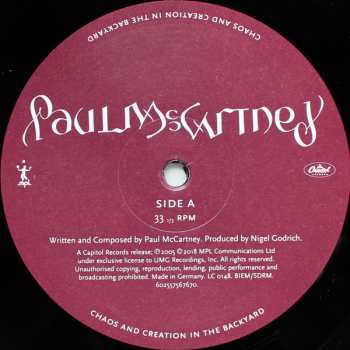 LP Paul McCartney: Chaos And Creation In The Backyard 328102