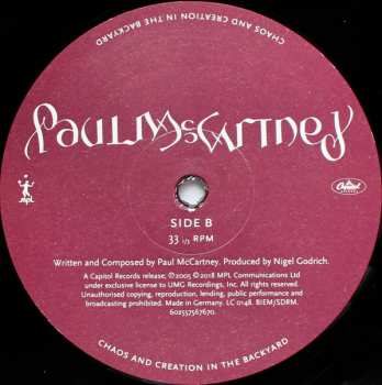 LP Paul McCartney: Chaos And Creation In The Backyard 328102