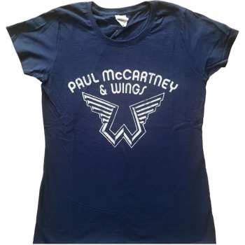 Merch Paul McCartney: Dámské Tričko Wings Logo Paul Mccartney 