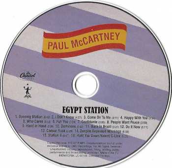 CD Paul McCartney: Egypt Station 10824