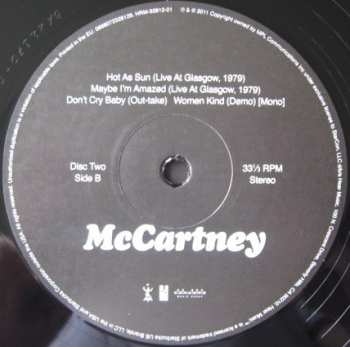 2LP Paul McCartney: McCartney 23085