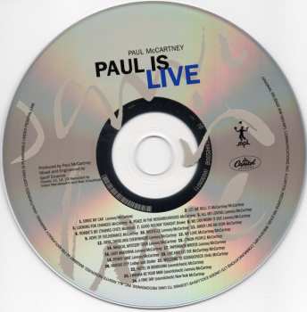 CD Paul McCartney: Paul Is Live DIGI 27544