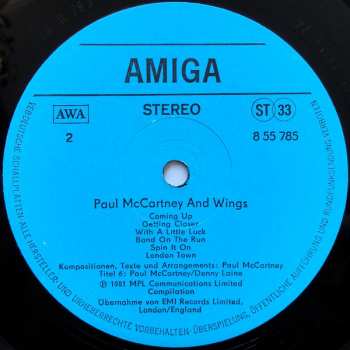 LP Wings: Paul McCartney And Wings