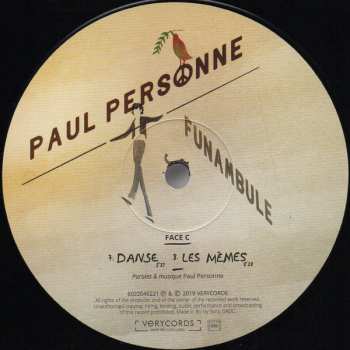 2LP Paul Personne: Funambule (Ou Tentative De Survie En Milieu Hostile) 146296