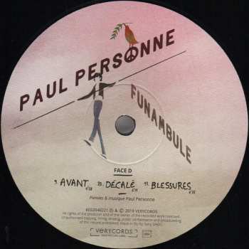2LP Paul Personne: Funambule (Ou Tentative De Survie En Milieu Hostile) 146296