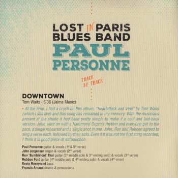 CD Paul Personne: Lost In Paris Blues Band 21902