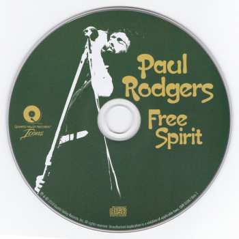 CD/DVD Paul Rodgers: Free Spirit 13332