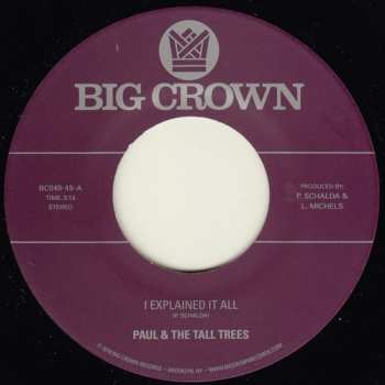 Album Paul & The Tall Trees: I Explained It All / Watch Out