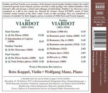 CD Paul Viardot: Works For Violin And Piano - 2 123246