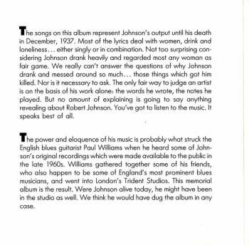 CD Paul Williams Set: In Memory Of Robert Johnson 105984
