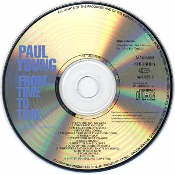 CD Paul Young: From Time To Time (The Singles Collection) 520615