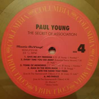 2LP Paul Young: The Secret Of Association LTD | NUM | CLR 384459