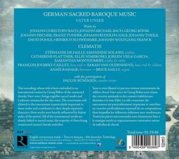 CD Paulin Bündgen: Vater Unser - German Sacred Cantatas 456409
