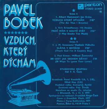 SP Pavel Bobek: Vzduch, Který Dýchám