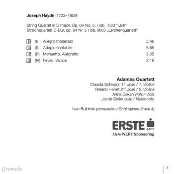 CD Pavel Haas: Pavel Haas, E. W. Korngold, Joseph Haydn 497725