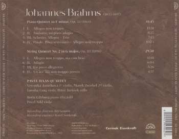 CD Pavel Haas Quartet: Piano Quintet In F Minor, Op. 34 - String Quintet In G Major, Op. 111 395094