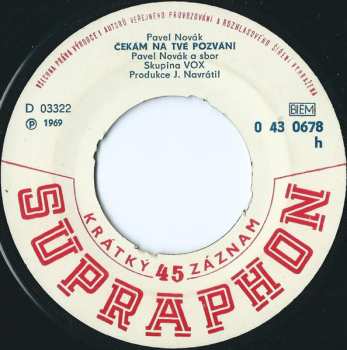 SP Pavel Novák: Odpovím Ti La-La-La / Čekám Na Tvé Pozvání