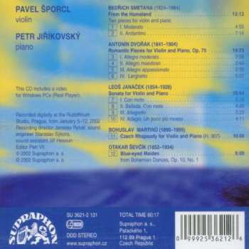 CD Pavel Šporcl: Violin Recital 38984