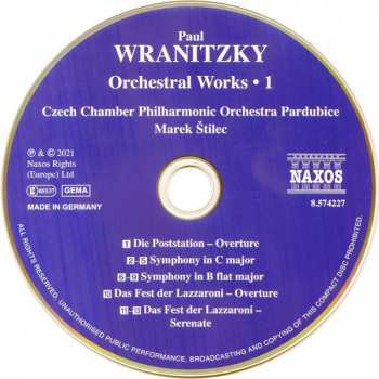 CD Pavel Vranický: Orchestral Works • 1 147733