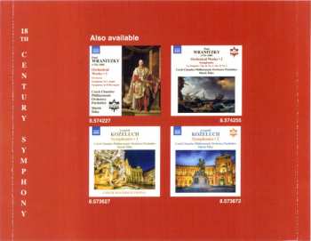 CD Pavel Vranický: Orchestral Works • 3 257441