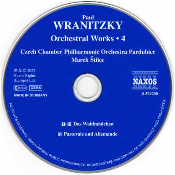 CD Pavel Vranický: Orchestral Works • 4 230136