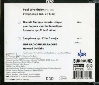 SACD Pavel Vranický: Symphonies Opp. 31 & 52 184409